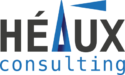 Logo de HEAUX Consulting, distributeur agréé de la solution de gestion Optim'BTP