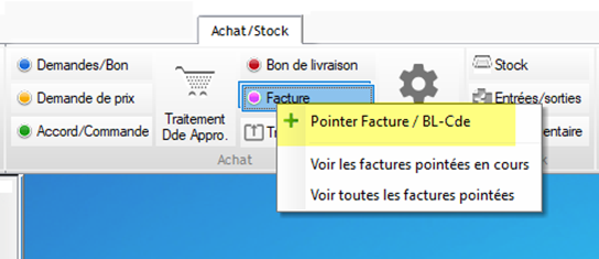 Pointer Facture / BL-Cde