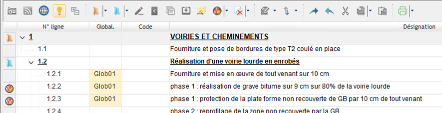 Capture de la Colonne globalisation