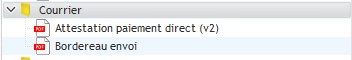 Capture de l'édition d'une attestation de paiement depuis l'ERP Optim'BTP Entreprise