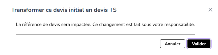 message validation rattachement