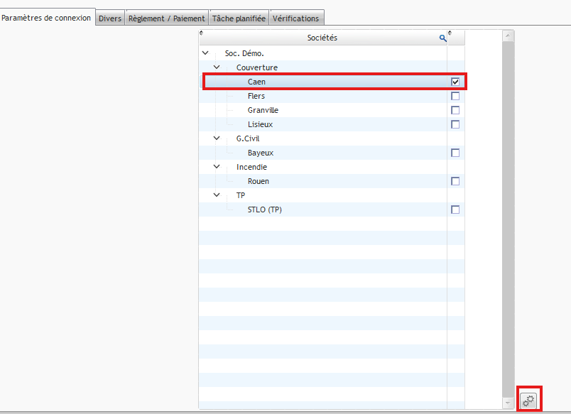 vérification connexion